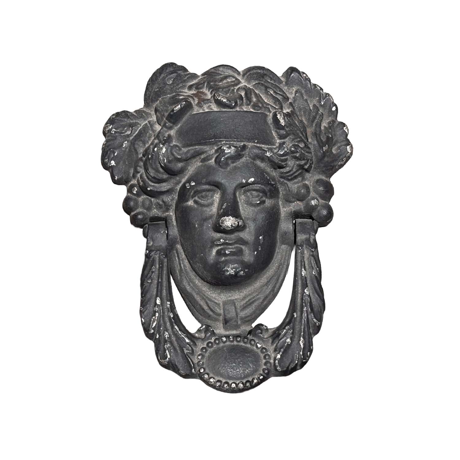 A Door Knocker Medusa in Cast Iron