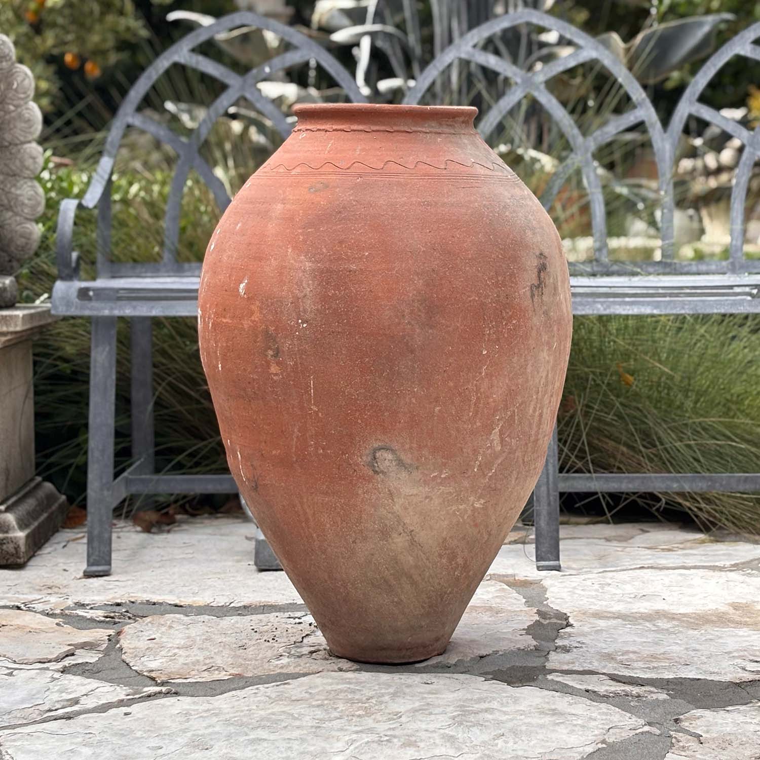 Terracotta Antique Bulbous Jar