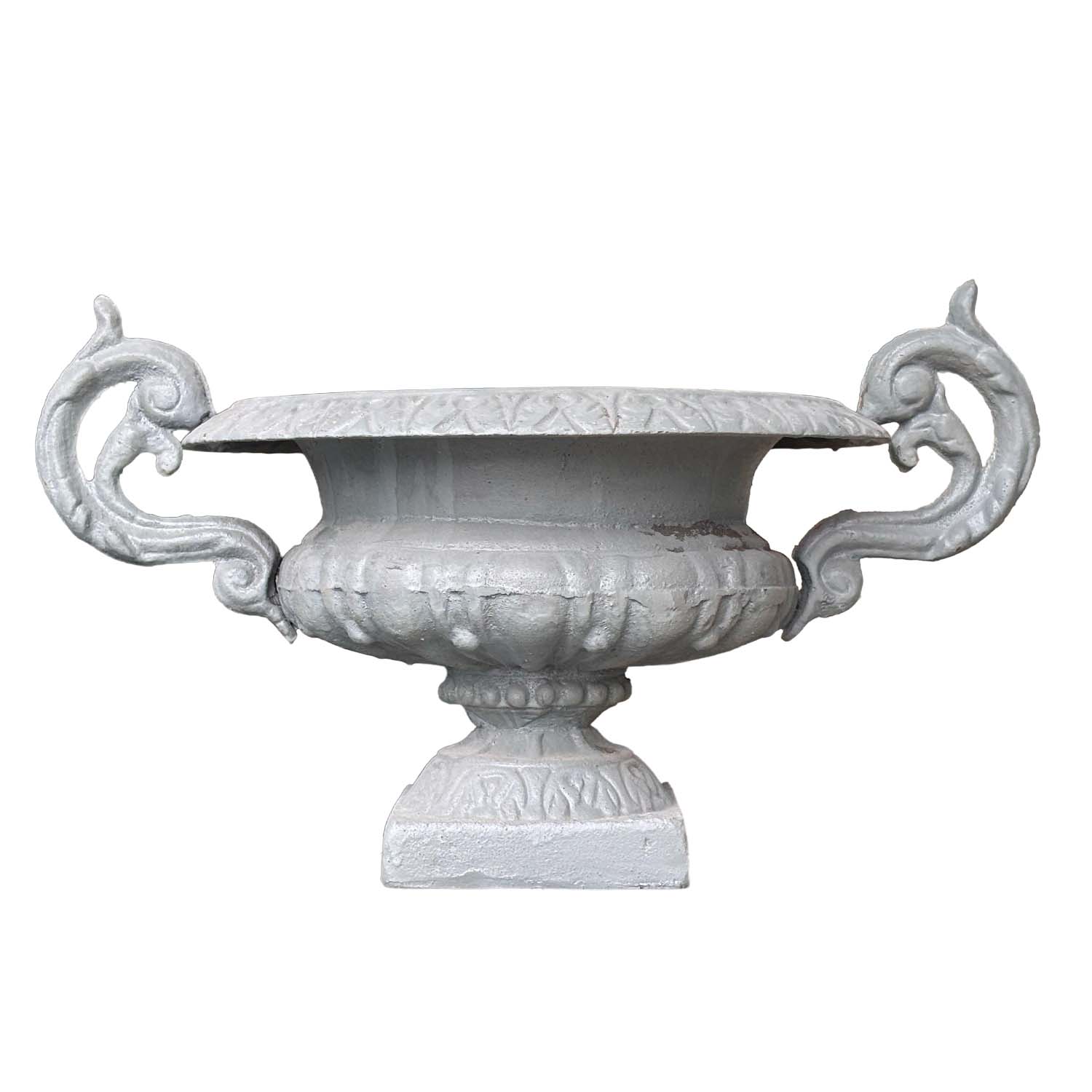 French Campana Tazza Urn with Scroll Handles