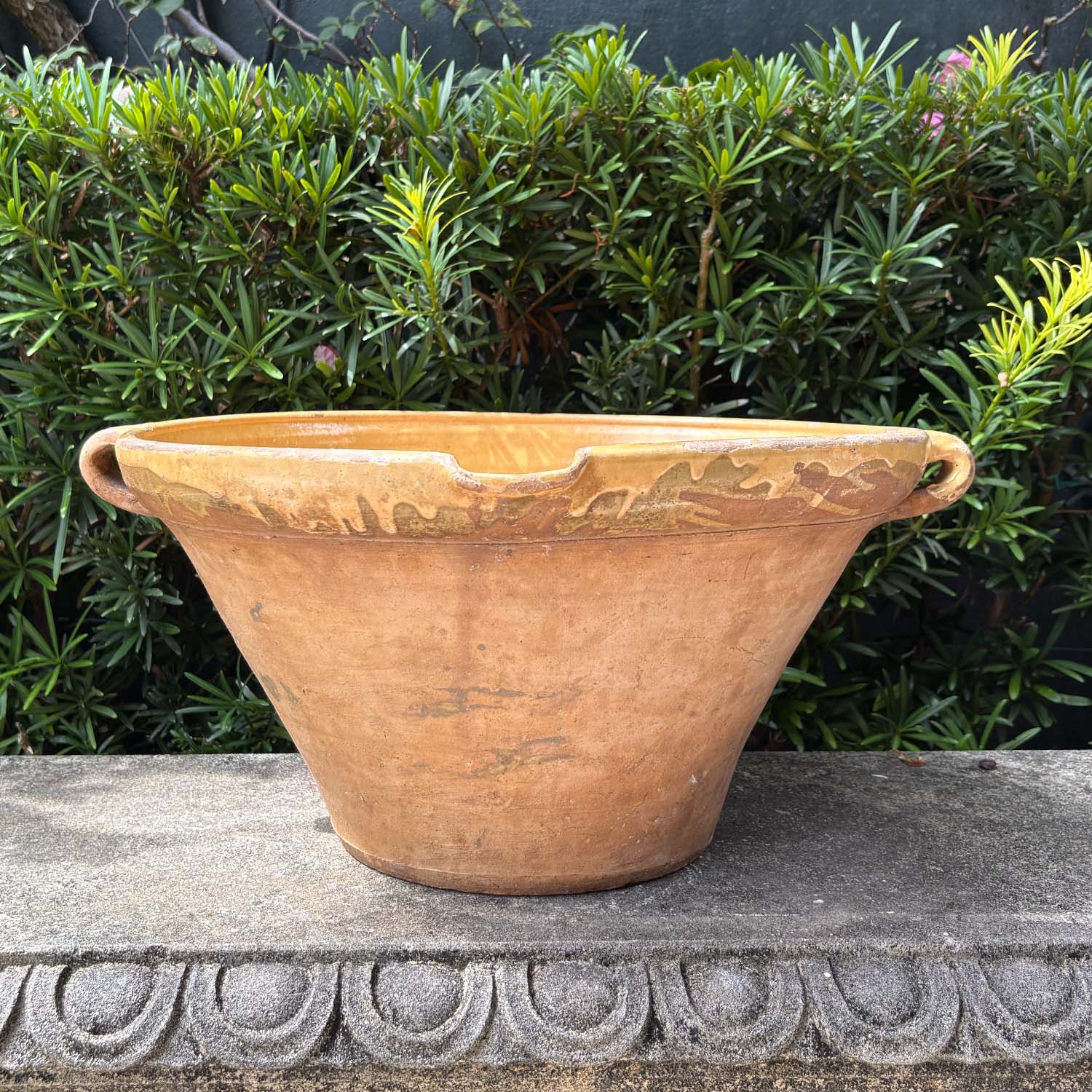 19th Century French Provincial Terracotta Mixing Bowl