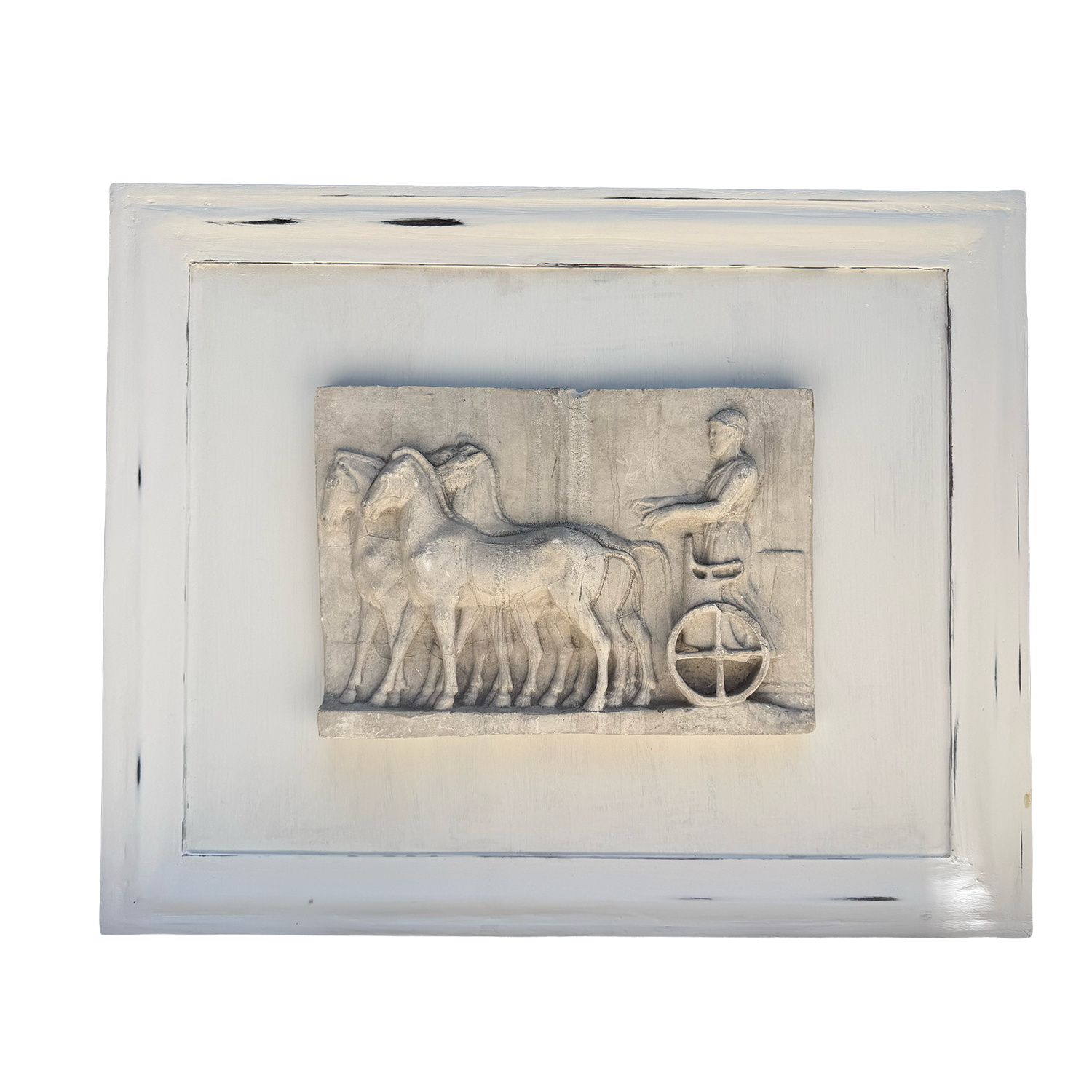 19th-Century Plaster Bas-Relief After the Parthenon Frieze