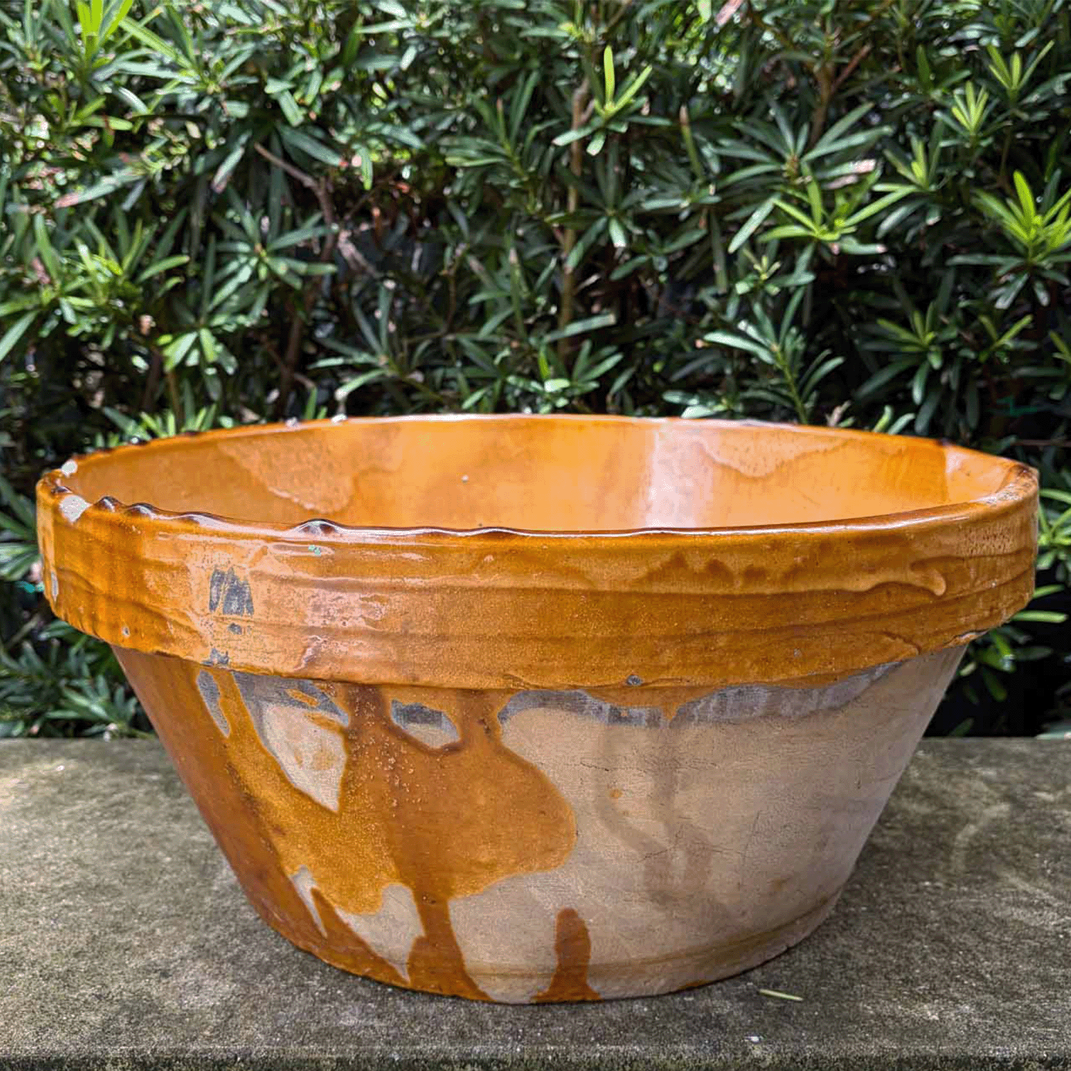 19th Century French Provincial Terracotta Mixing Bowl