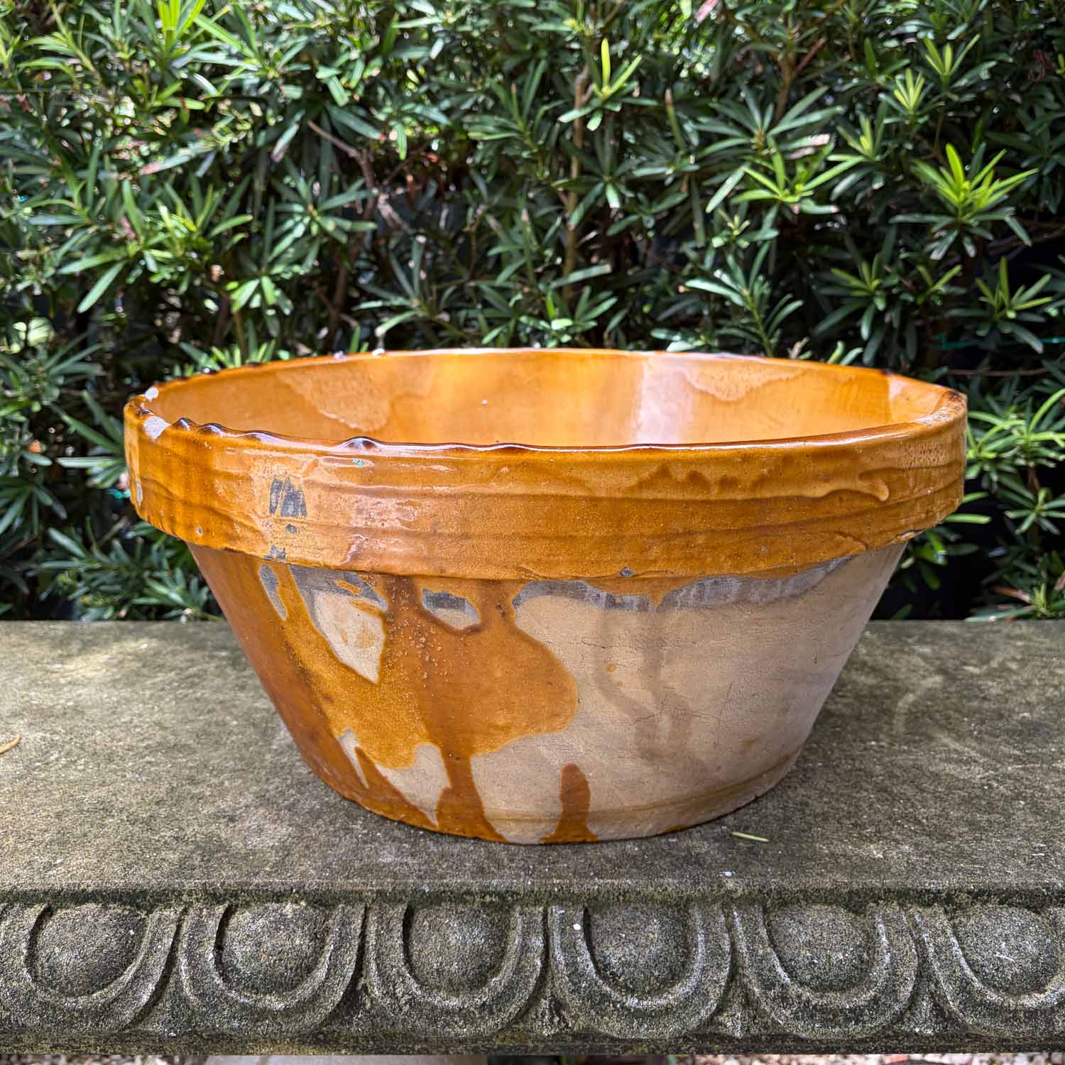19th Century French Provincial Terracotta Mixing Bowl