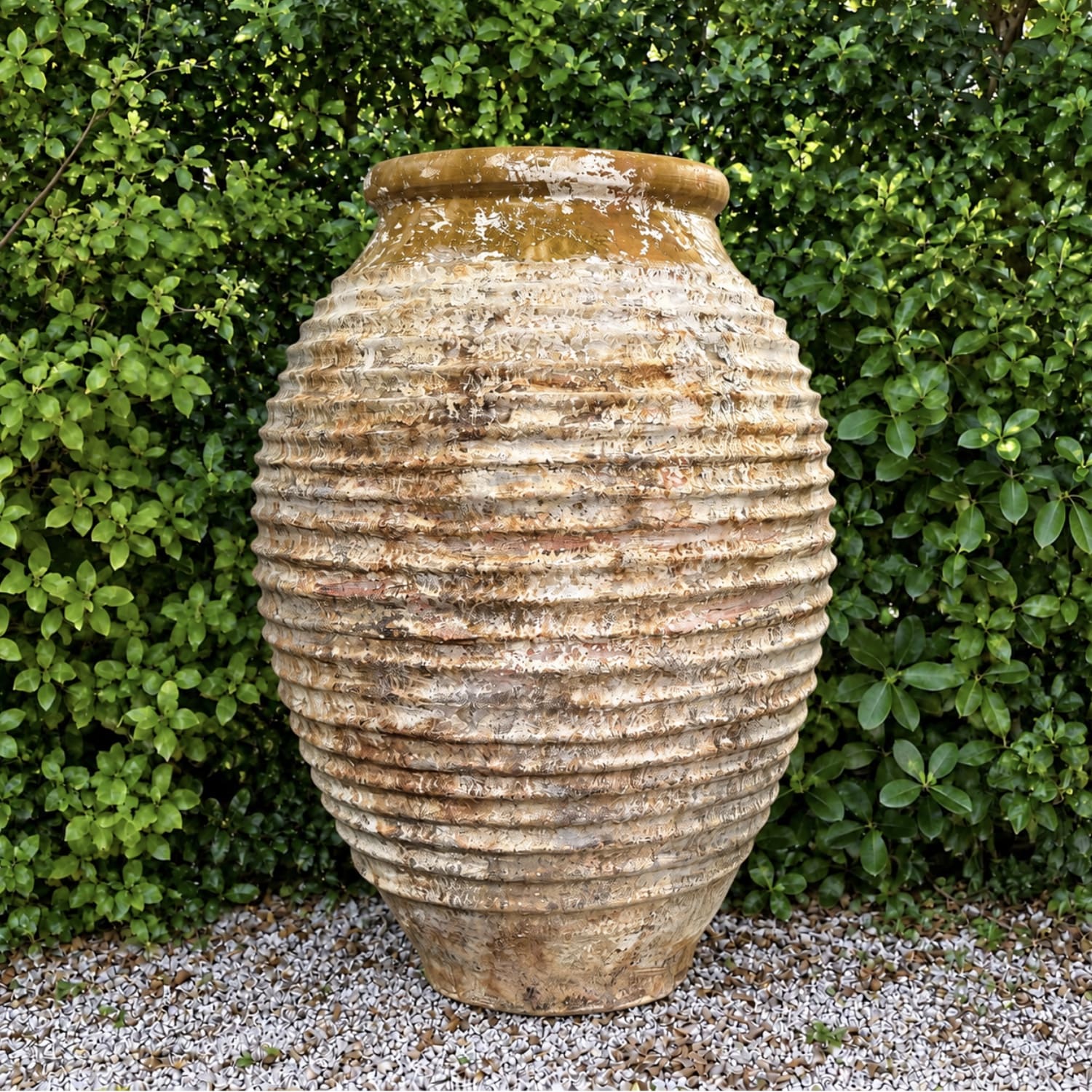 19th Century Greek Koroniotiko Olive Jar