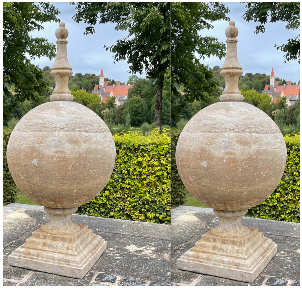 Belgian Bluestone Garden Finials