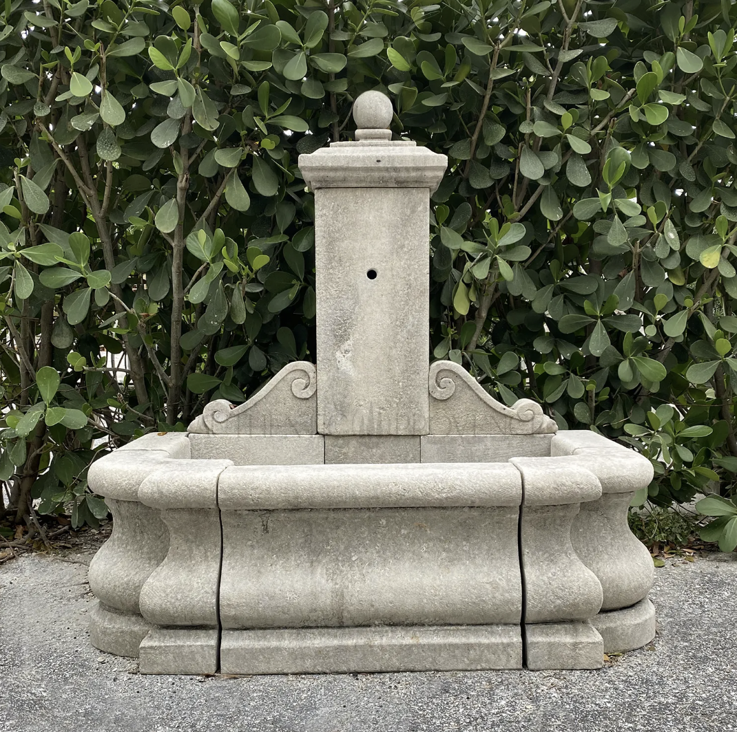 Limestone Wall Fountain Ault