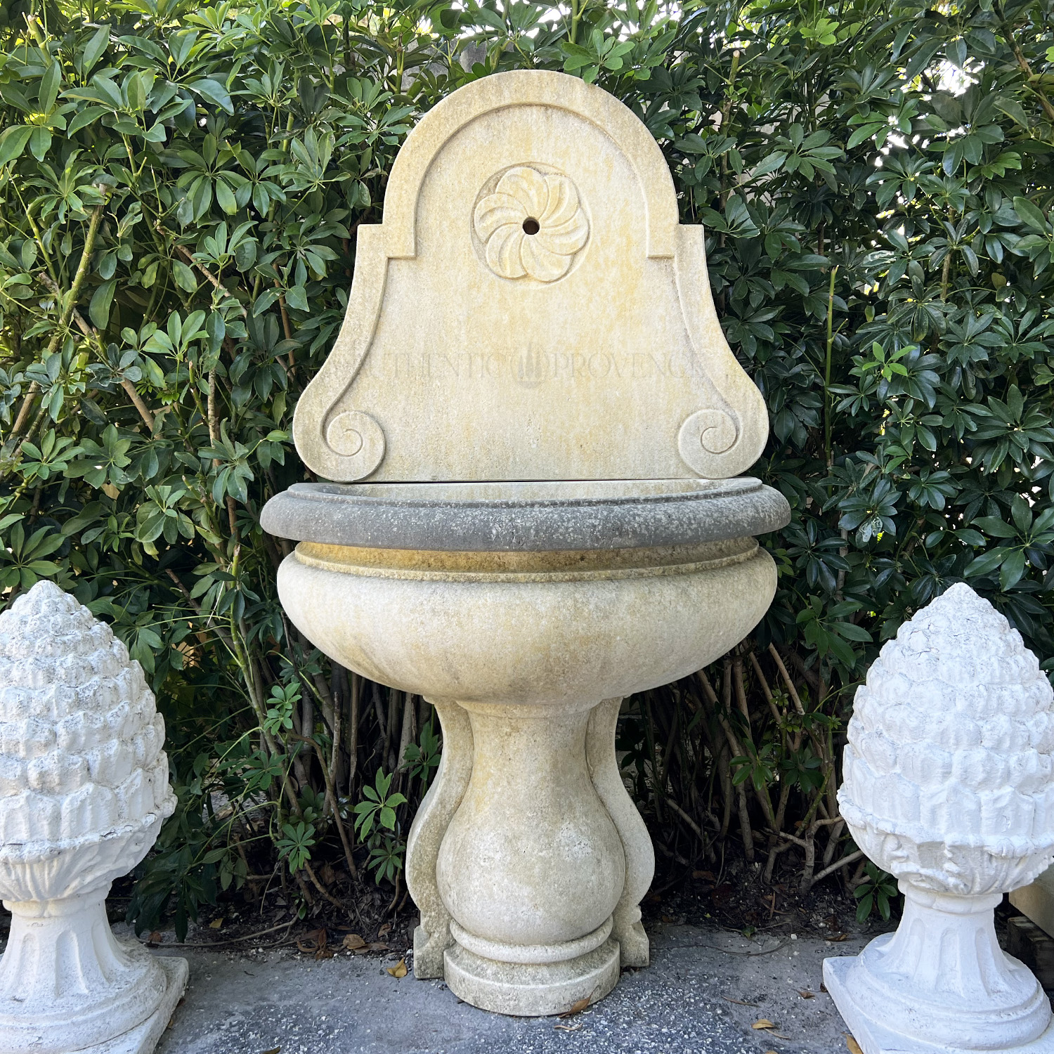 Limestone Wall Fountain Menton