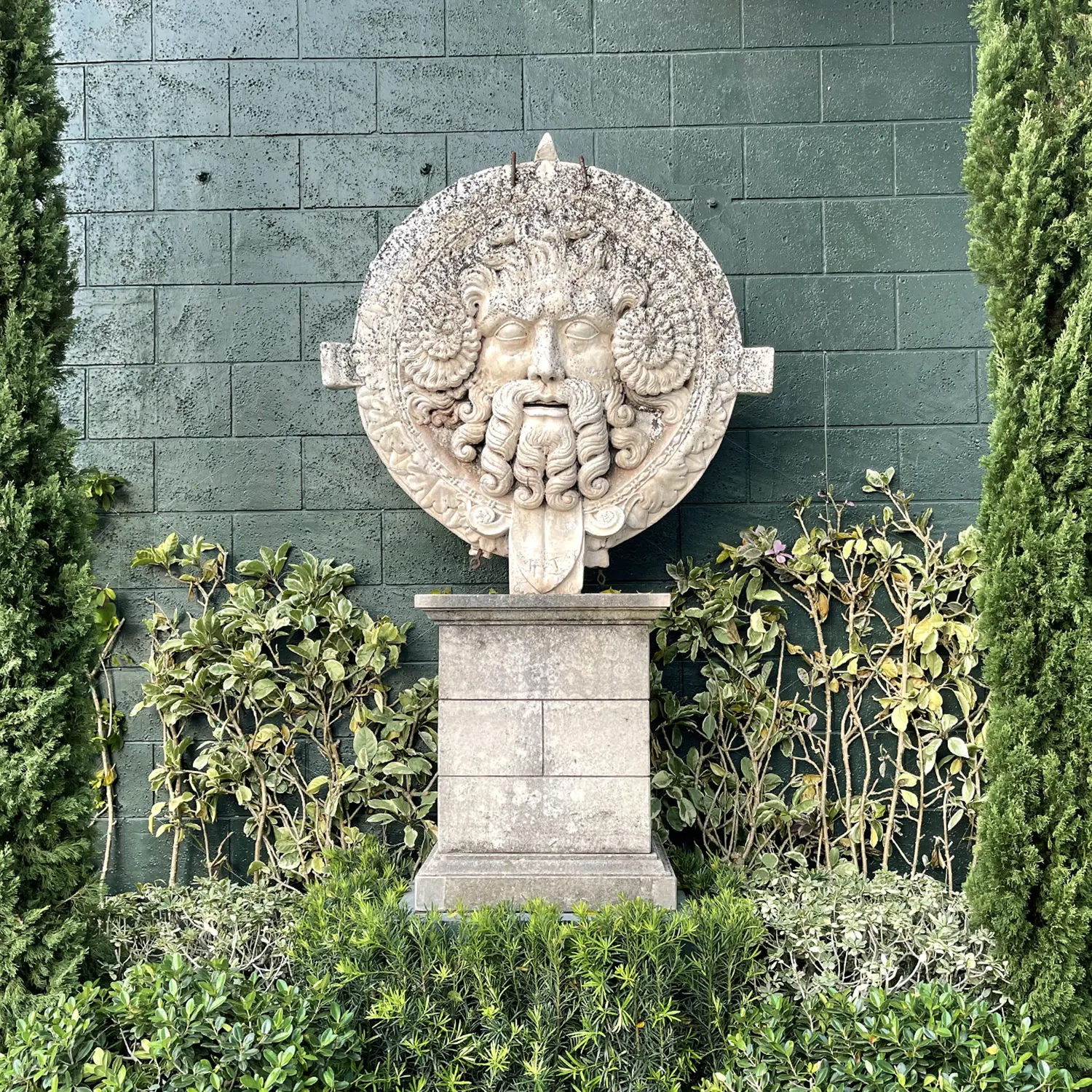 Antique Garden Statue of Giove Ammone
