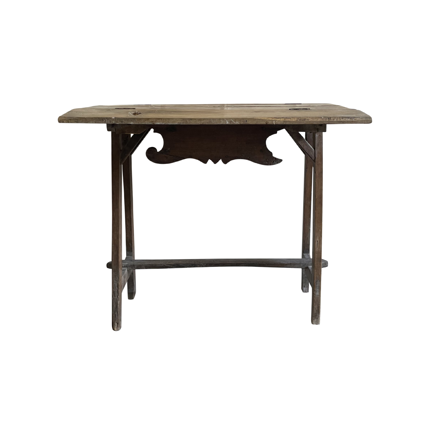 18th Century Italian Small Foldable Walnut Side Table – Antique Tuscan Table