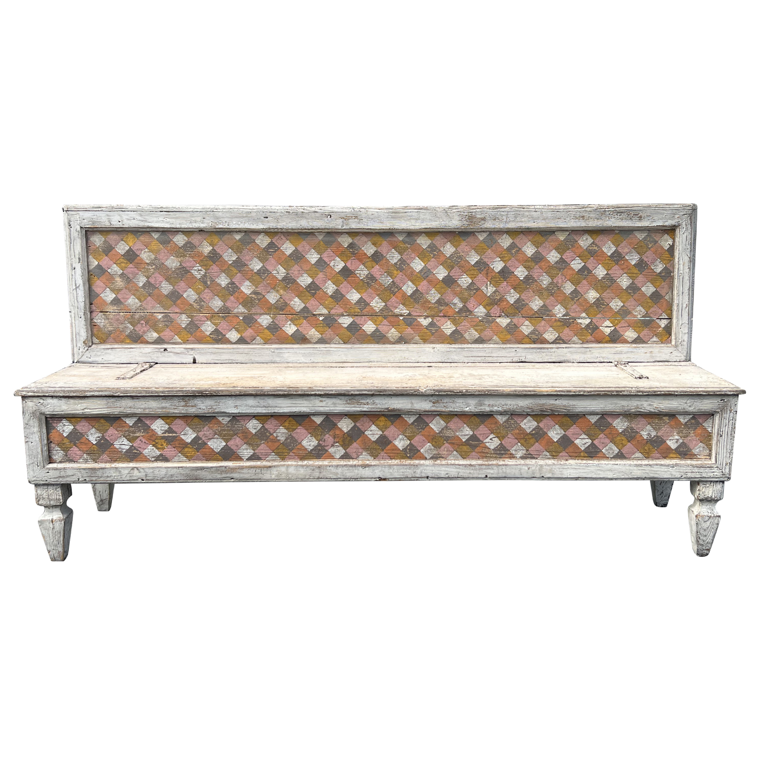 18th Century Italian Arte Povera Pinewood Bench – Antique Seating Furniture
