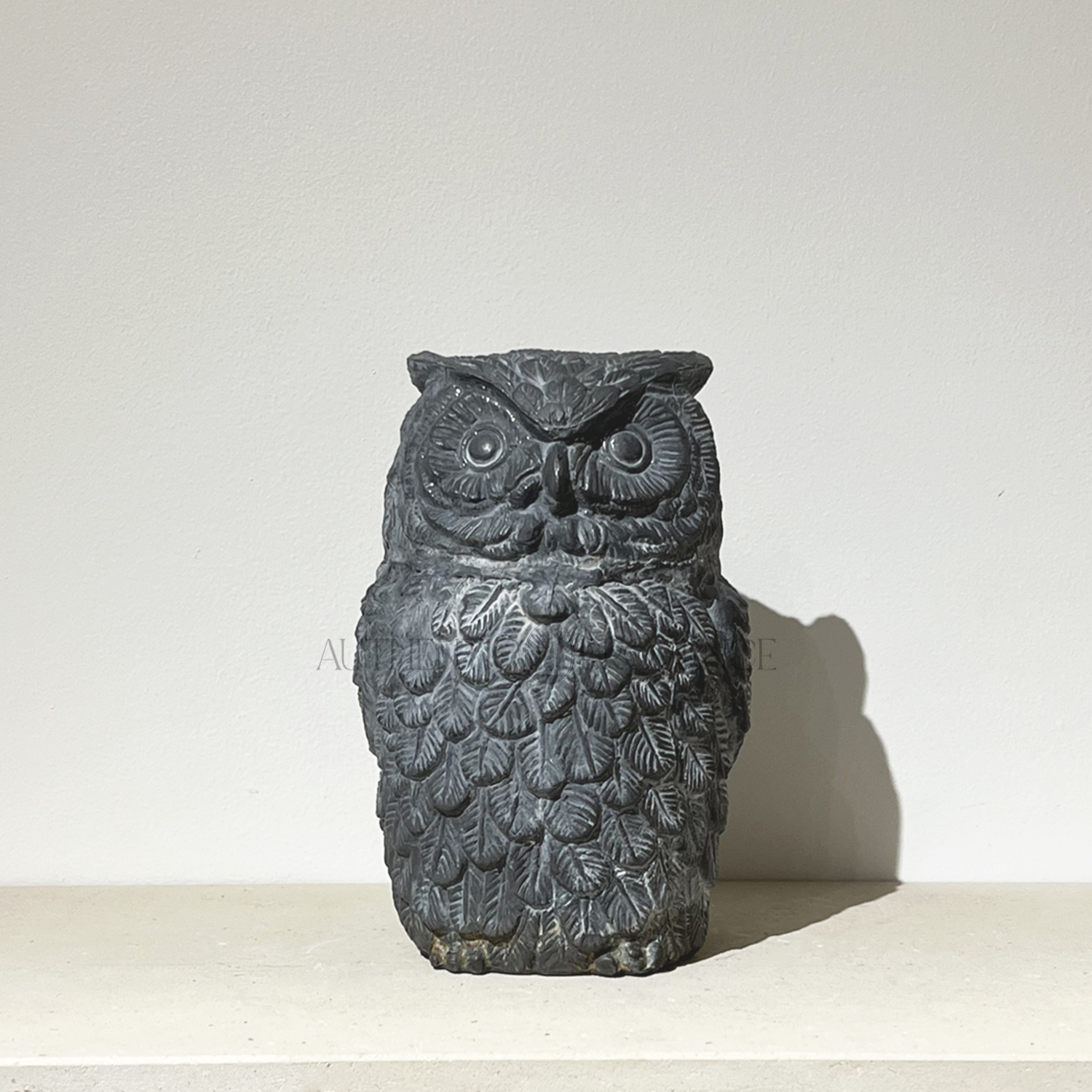 Attentive Owl Statuette